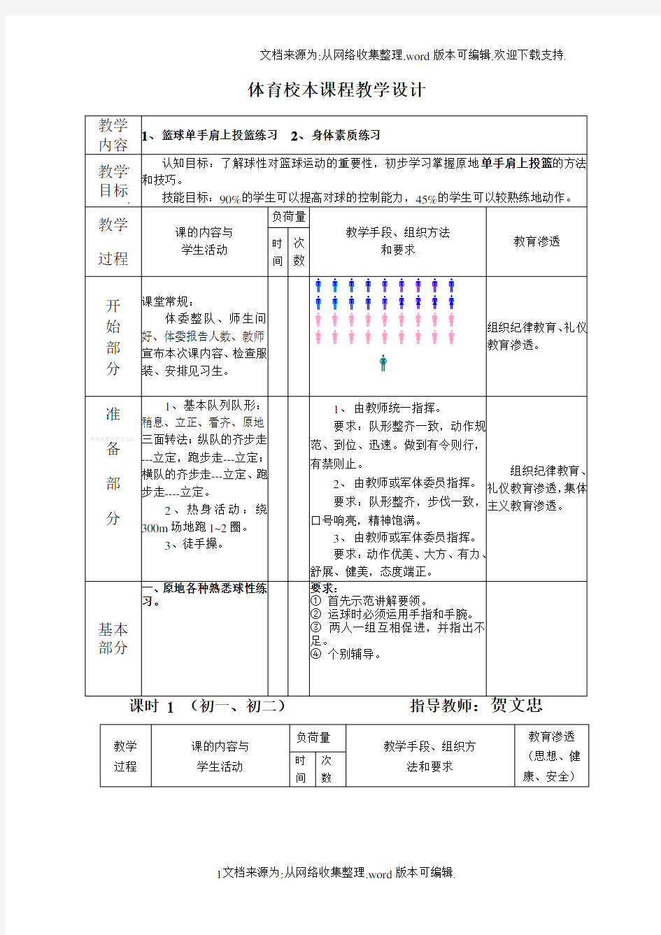 体育篮球教案