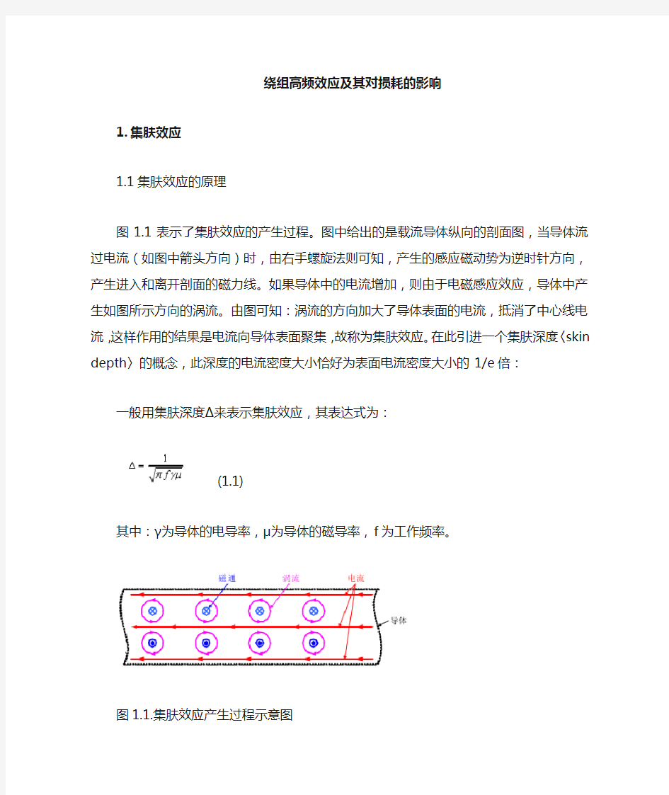 电感、变压器的高频特性与损耗、