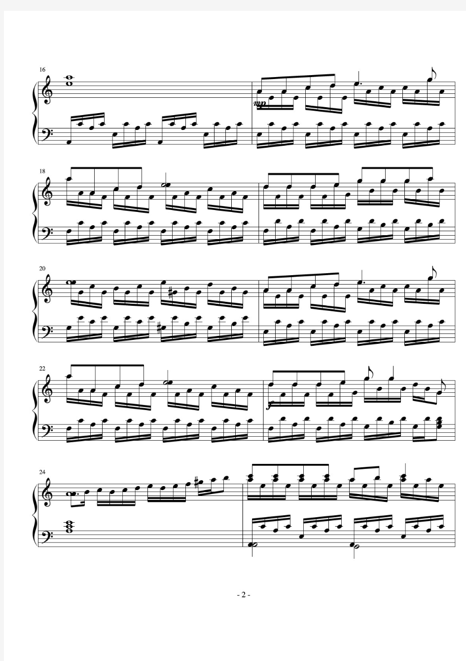 歌声与微笑 钢琴谱 正谱 五线谱 钢琴谱 乐谱.pdf