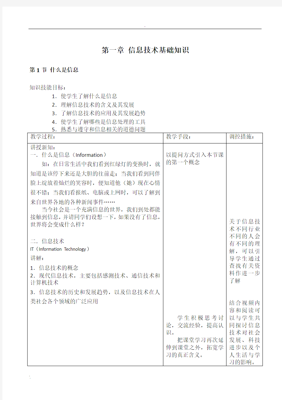 信息技术基础知识