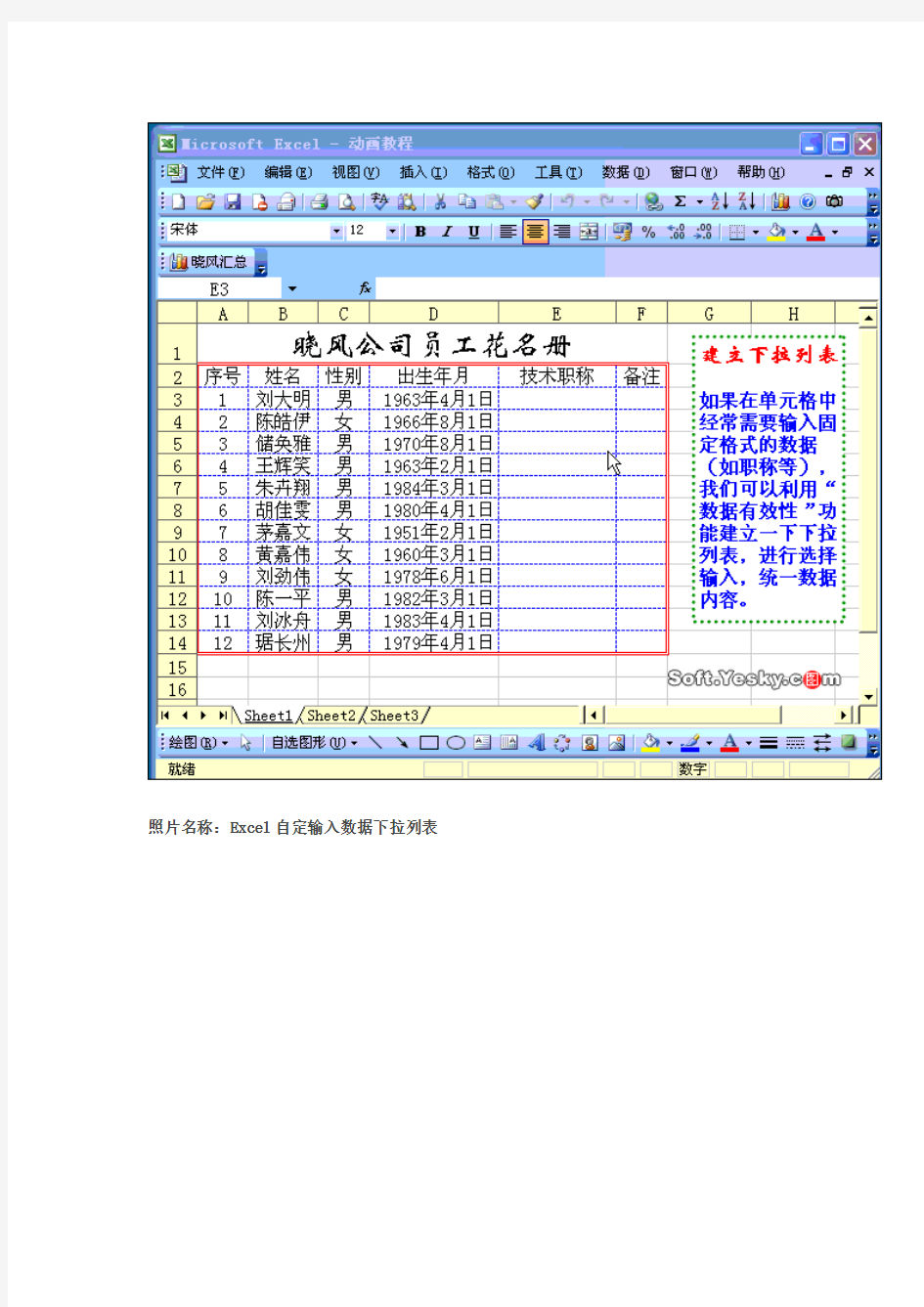 办公室EXCEL表格常用功能教程