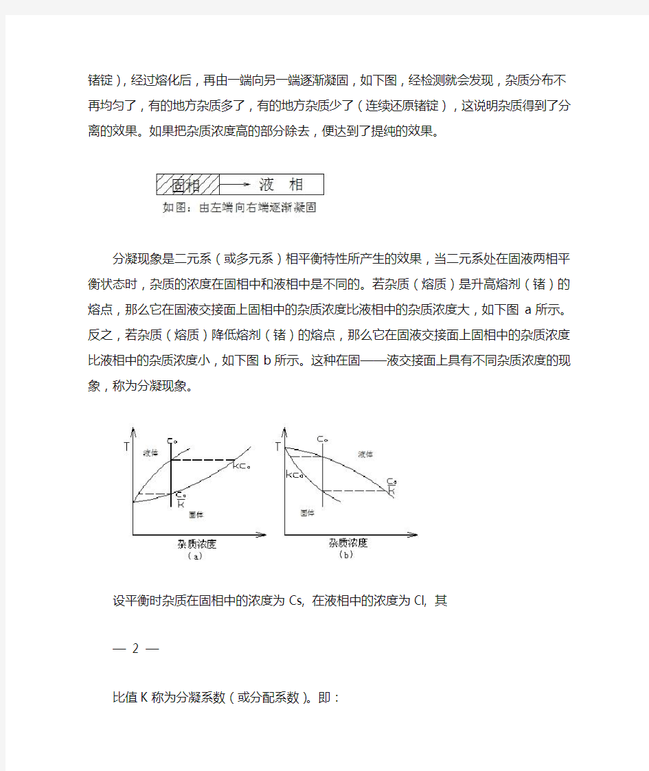 锗的区熔提纯