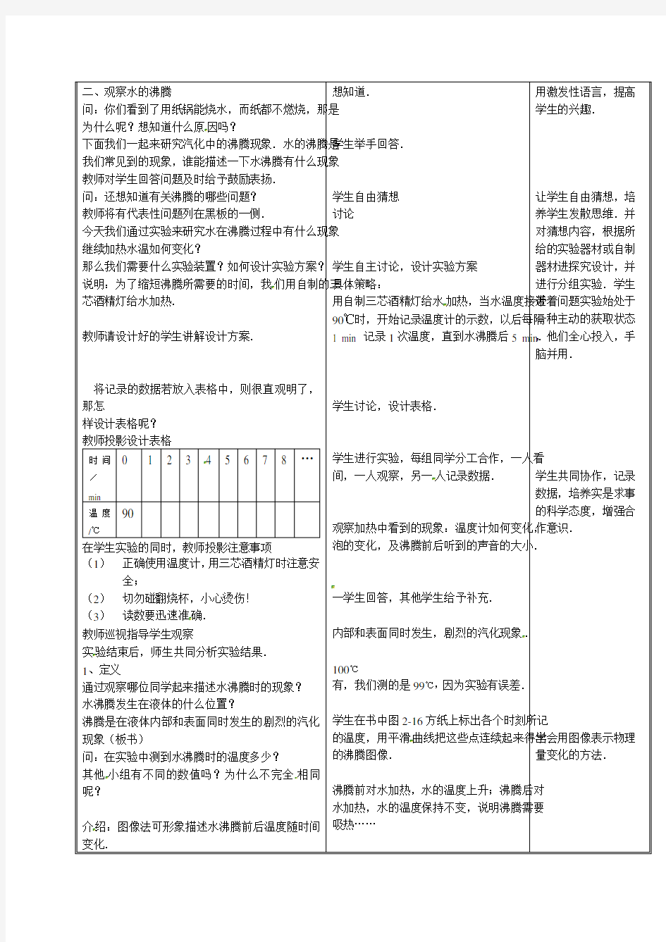 苏科版-物理-八年级上册-2.2 汽化和液化 教案2 (2)