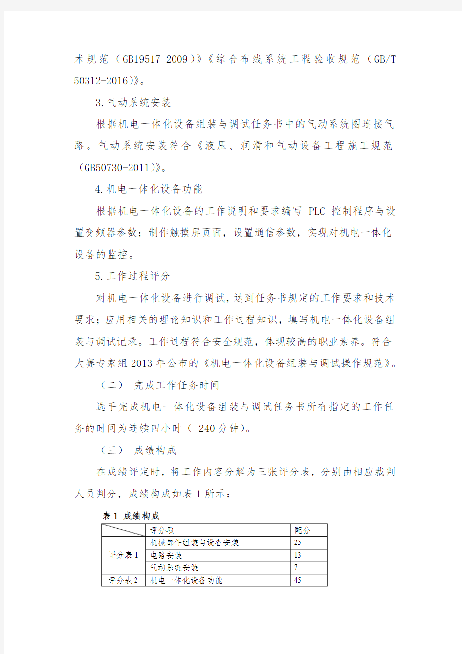 zz04机电一体化设备组装与调试赛项规程