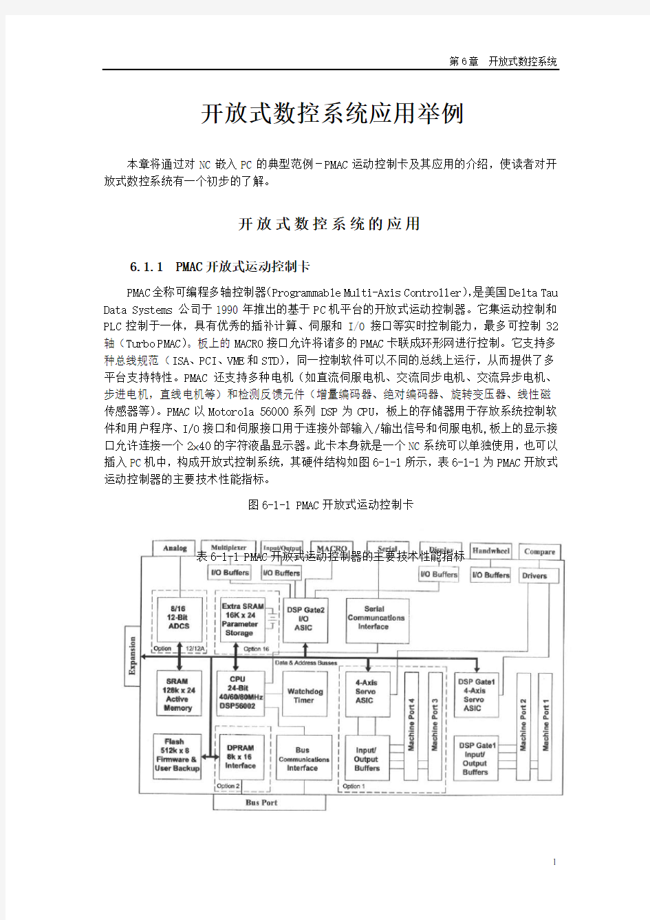 开放式数控系统的应用举例