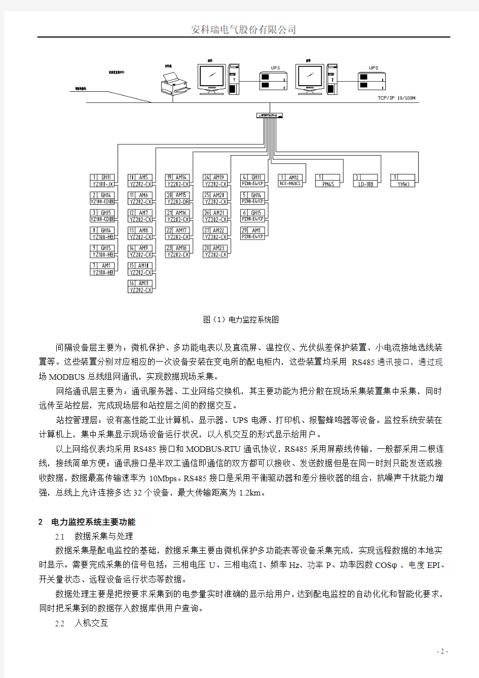 安科瑞电力监控系统在日立建基项目的应用-刘静