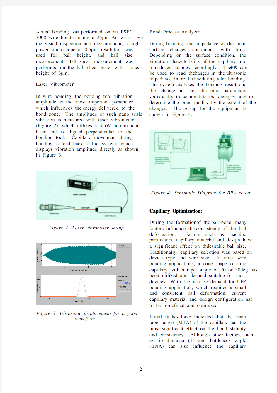 Closed Loop Study for Wire Bonding Process - Brochure - English
