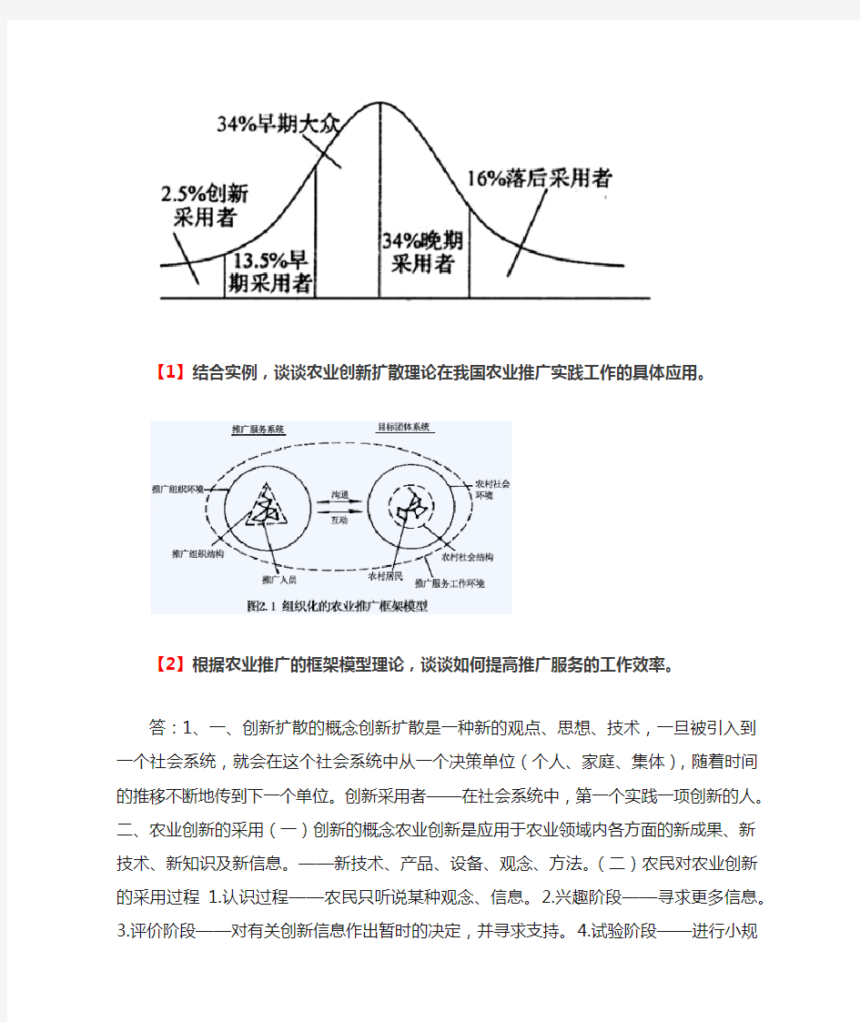 农业推广作业