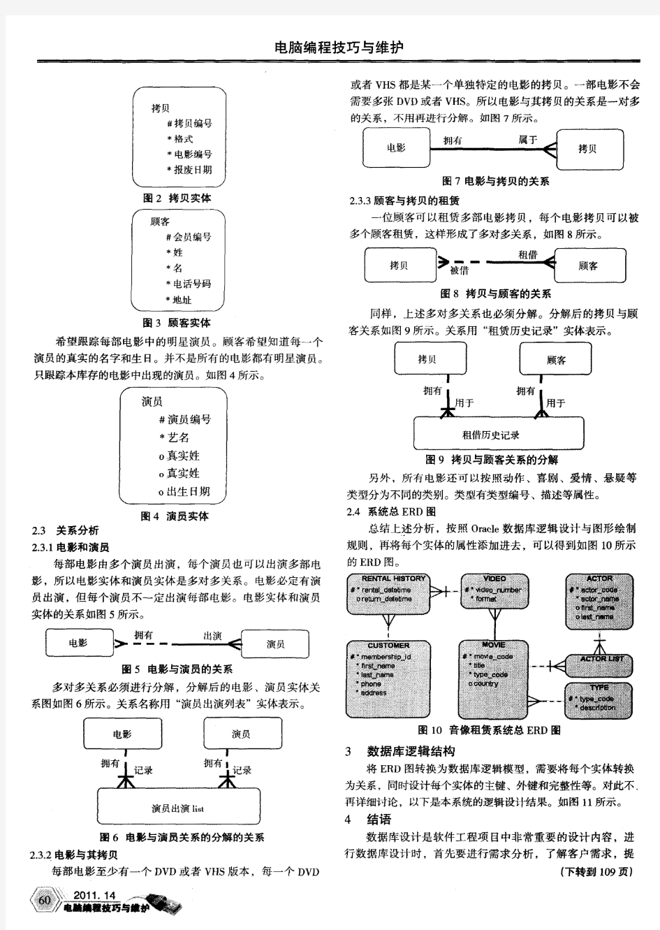 基于Oracle的音像租赁管理系统数据库设计