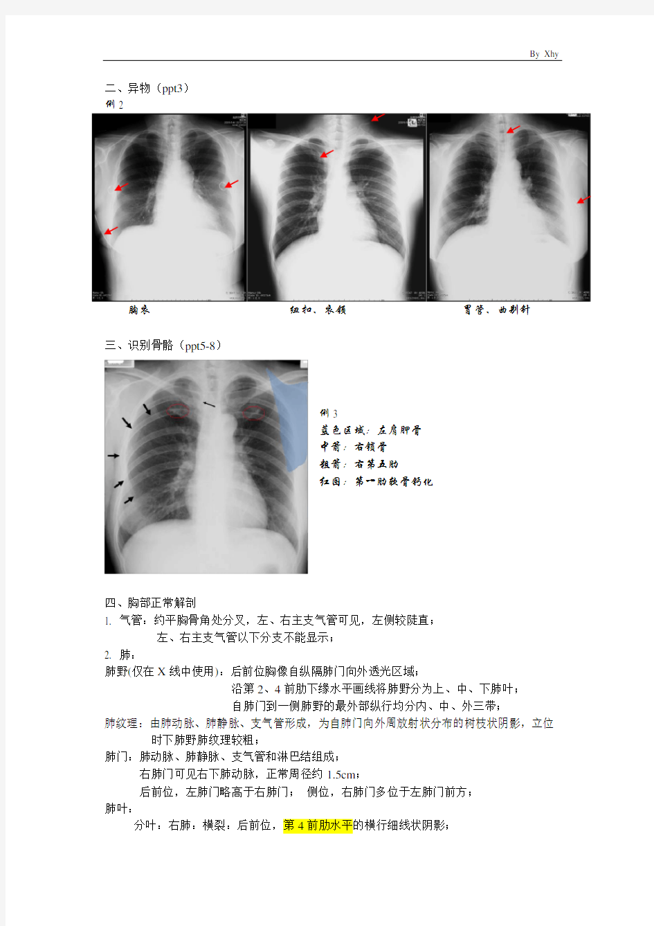 呼吸系统正常及异常影像学表现