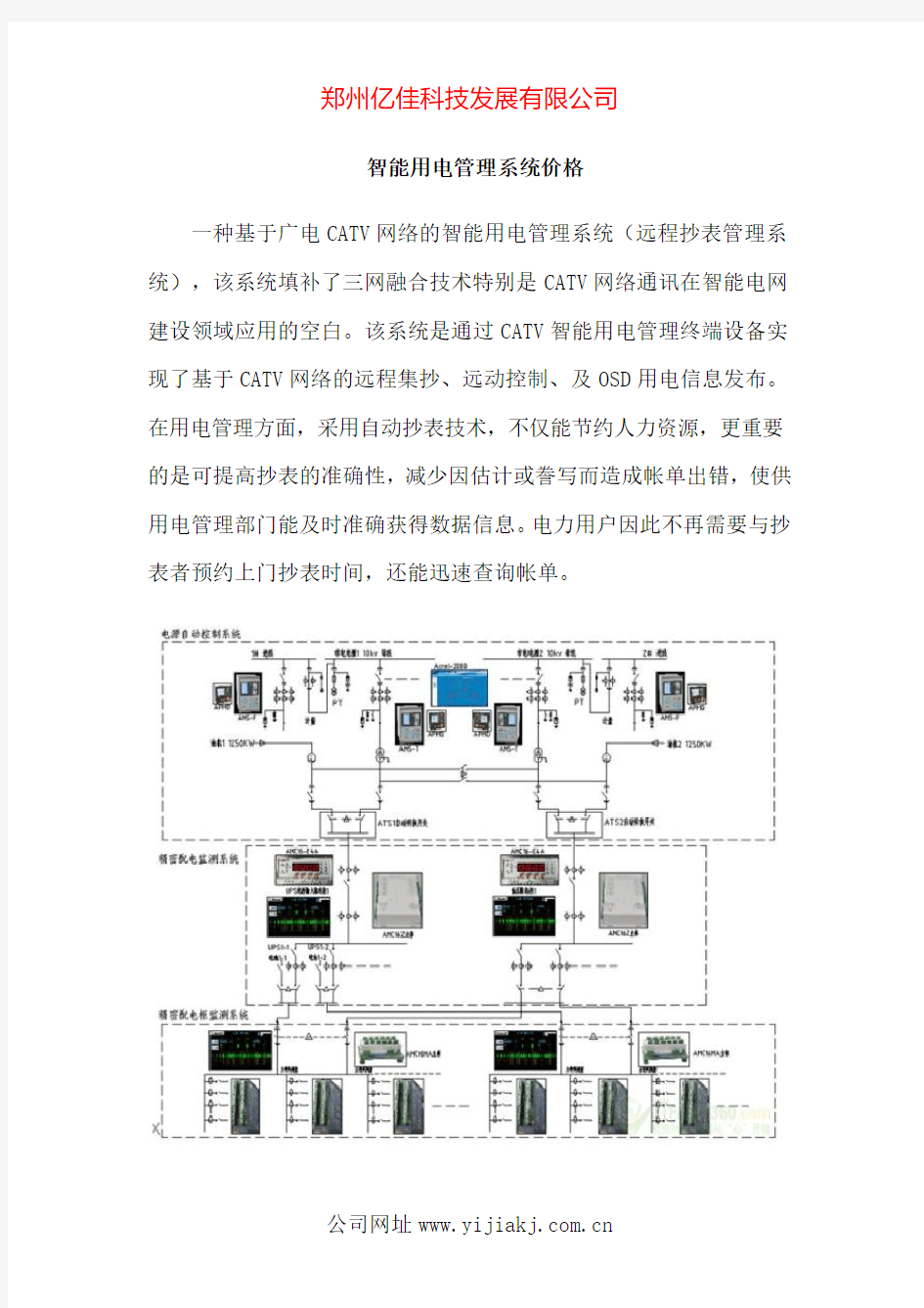 智能用电管理系统价格