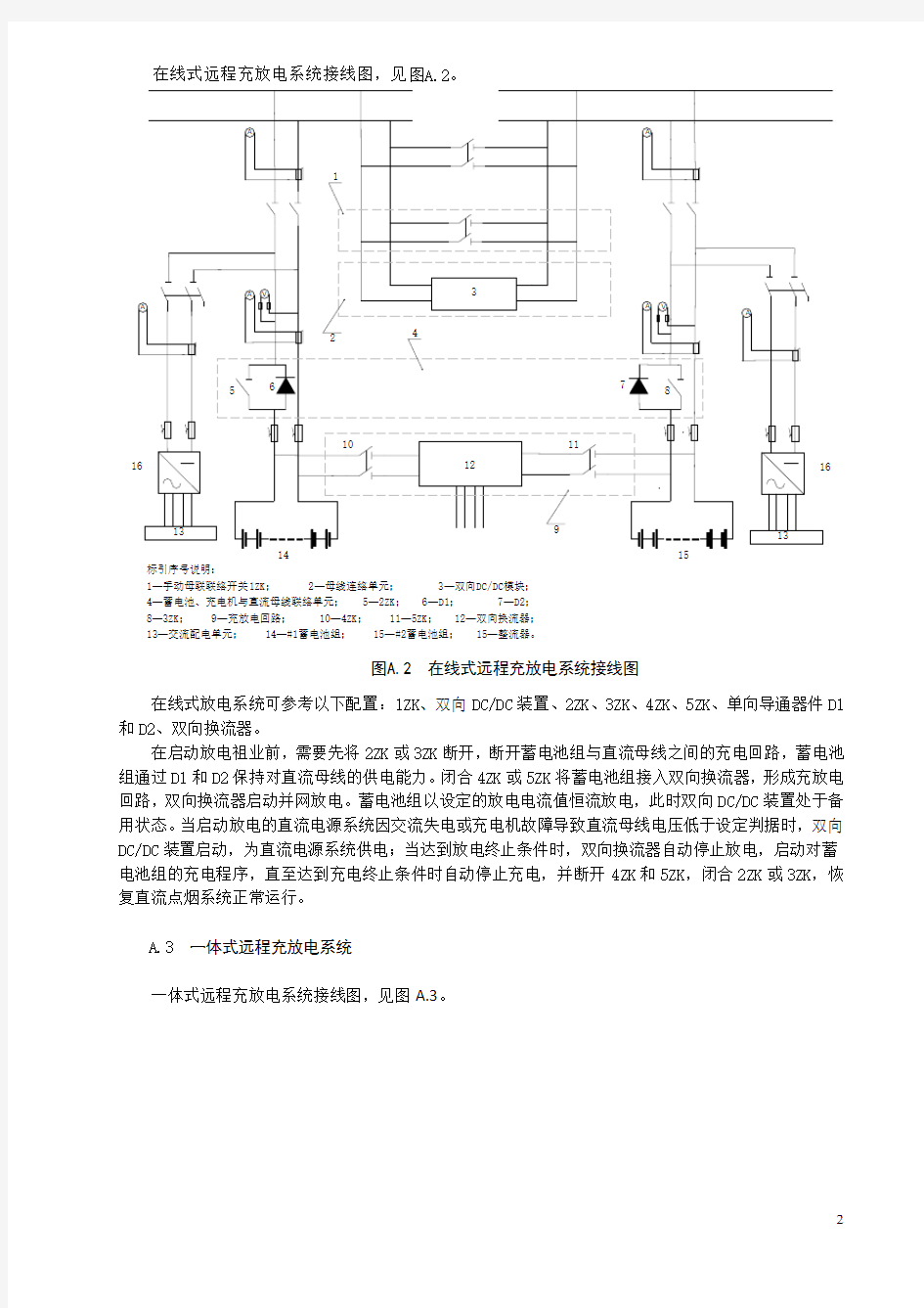 电力用直流电源系统蓄电池组远程核容典型接线图、自动核容报告、双向DCDC装置、换流器技术要求