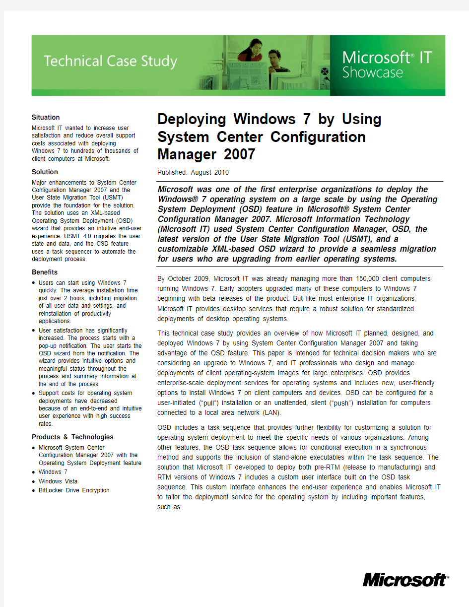 0748_DeployingWindows7byUsingSystemCenterConfigurationManager 2007TCS