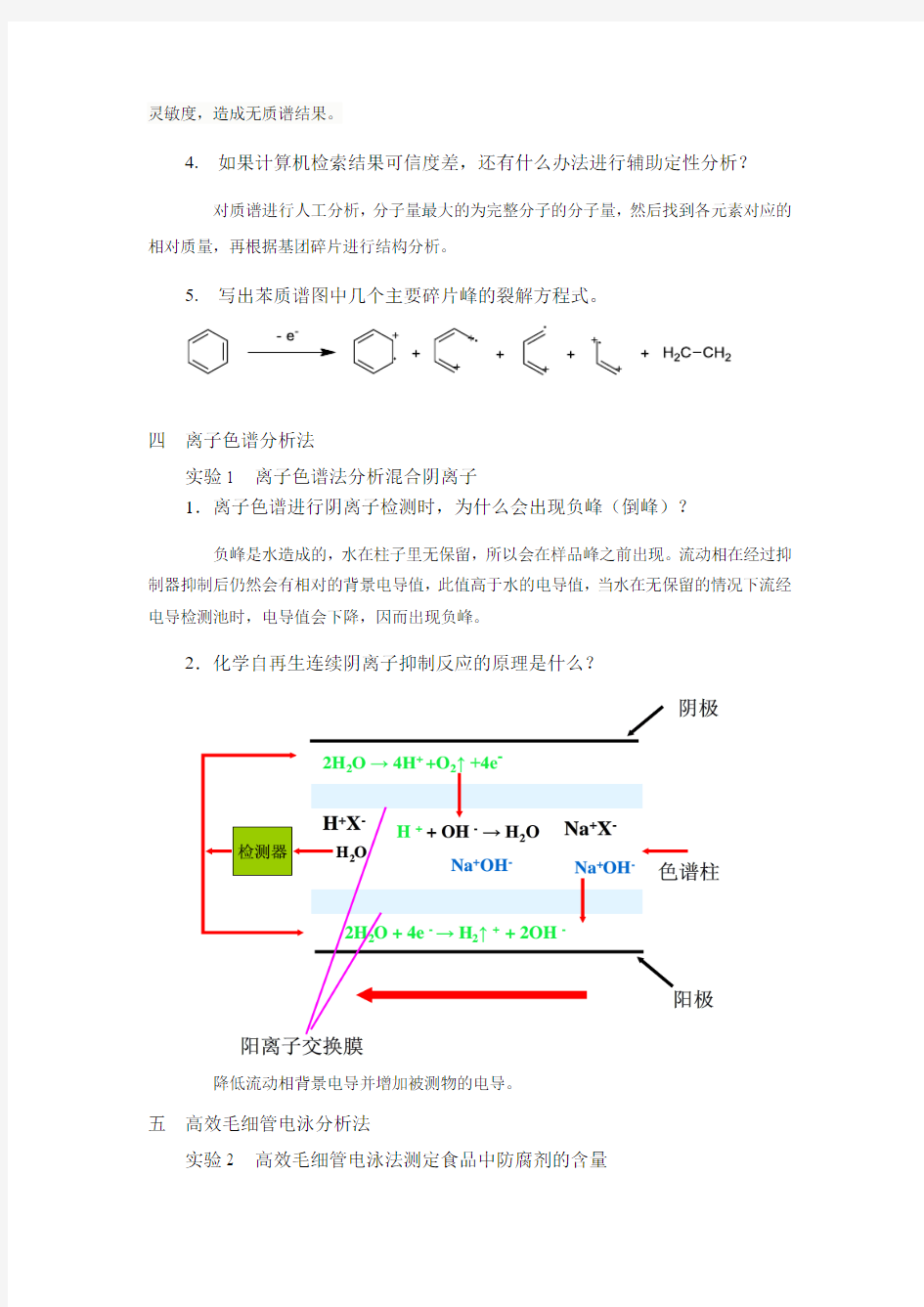 哈工大-仪器分析实验思考题答案-自整理版