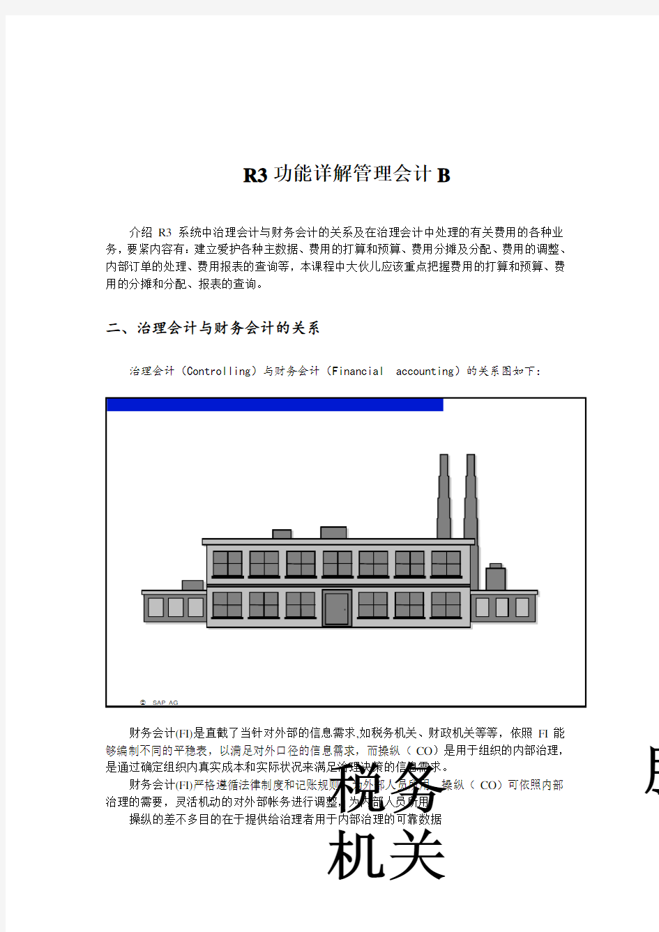 R3功能详解管理会计B