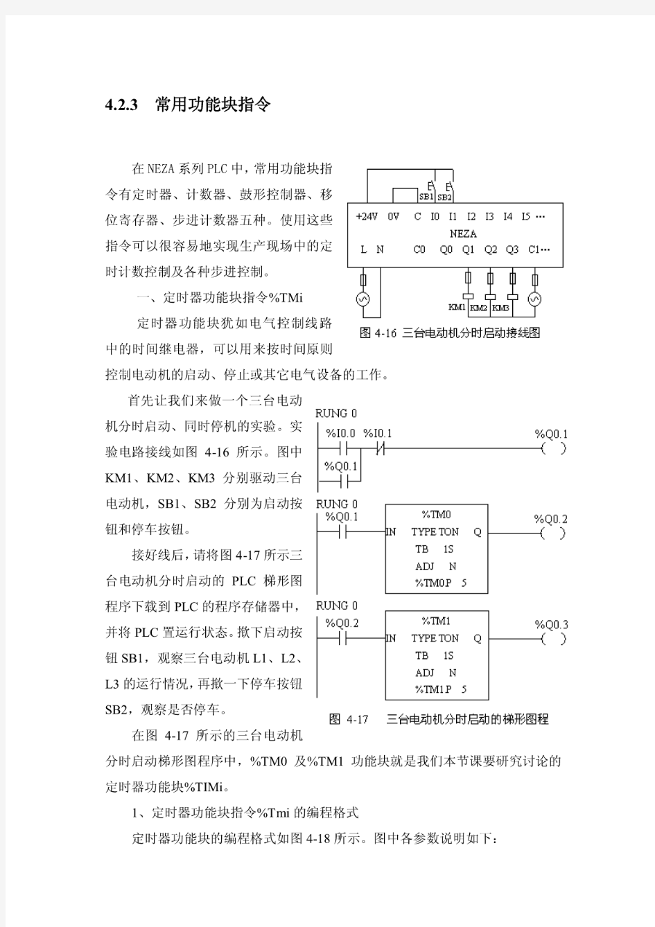 常用功能块指令