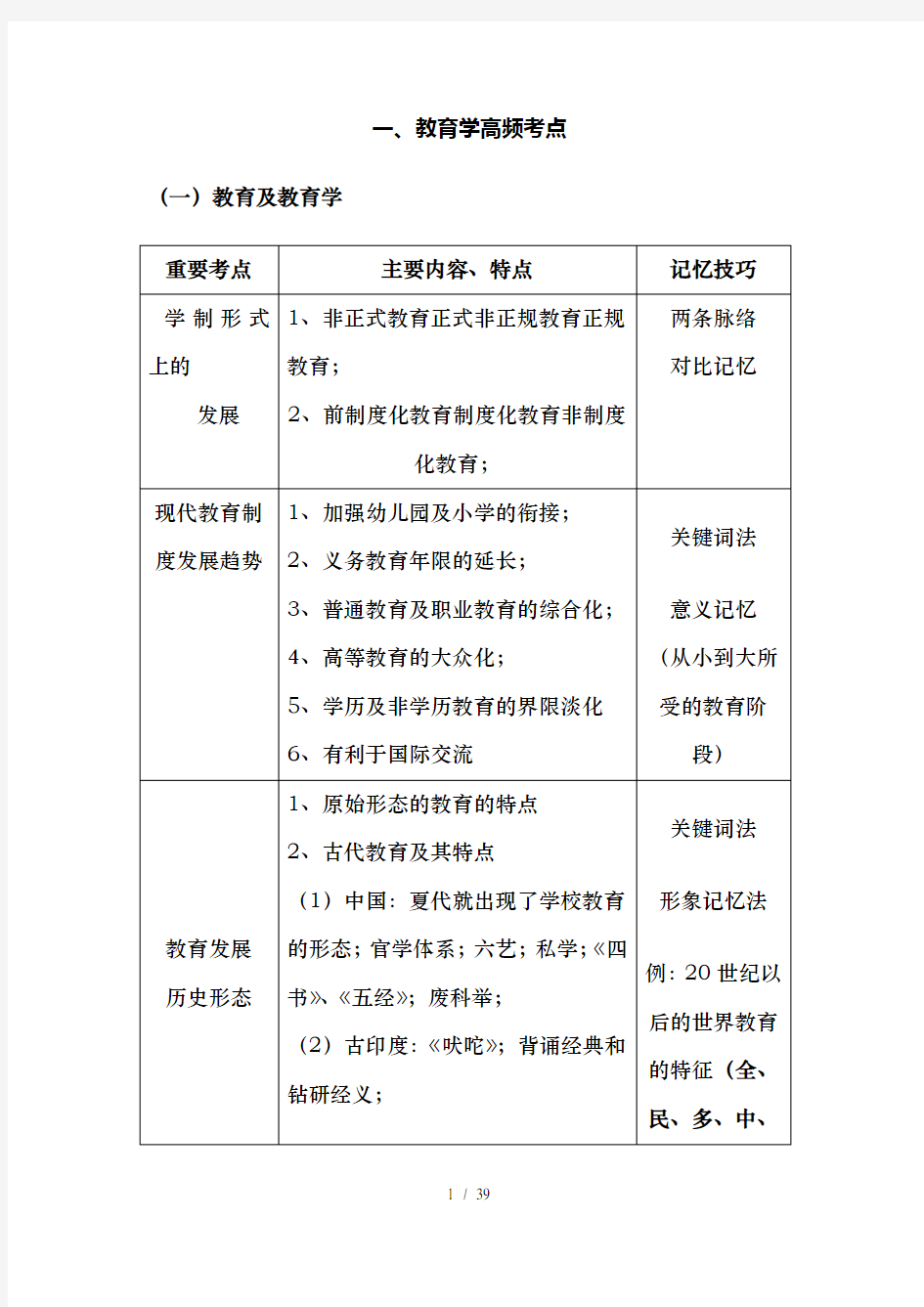 教师招聘考试资料