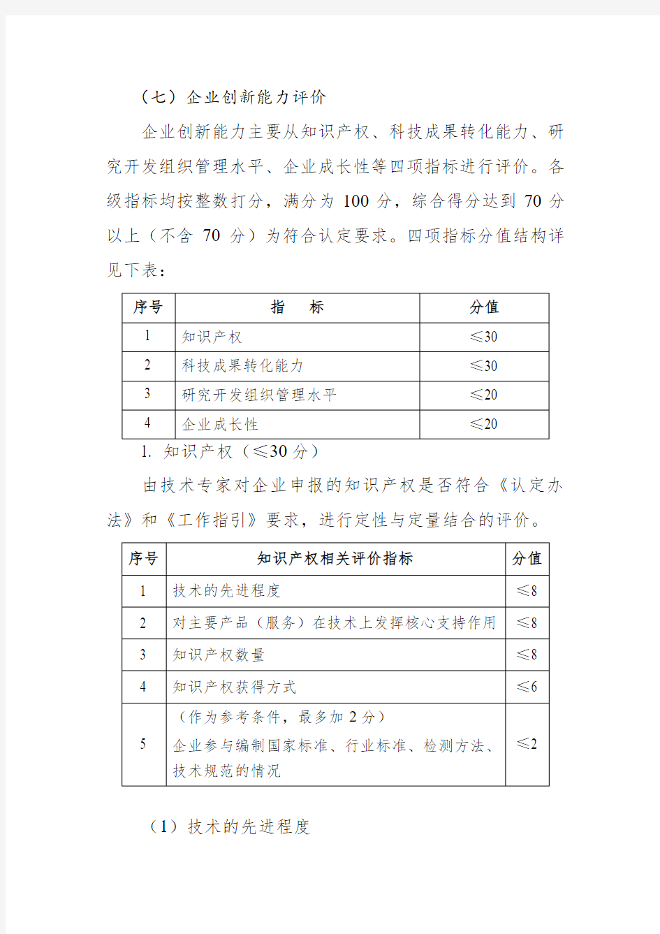 企业创新能力评价