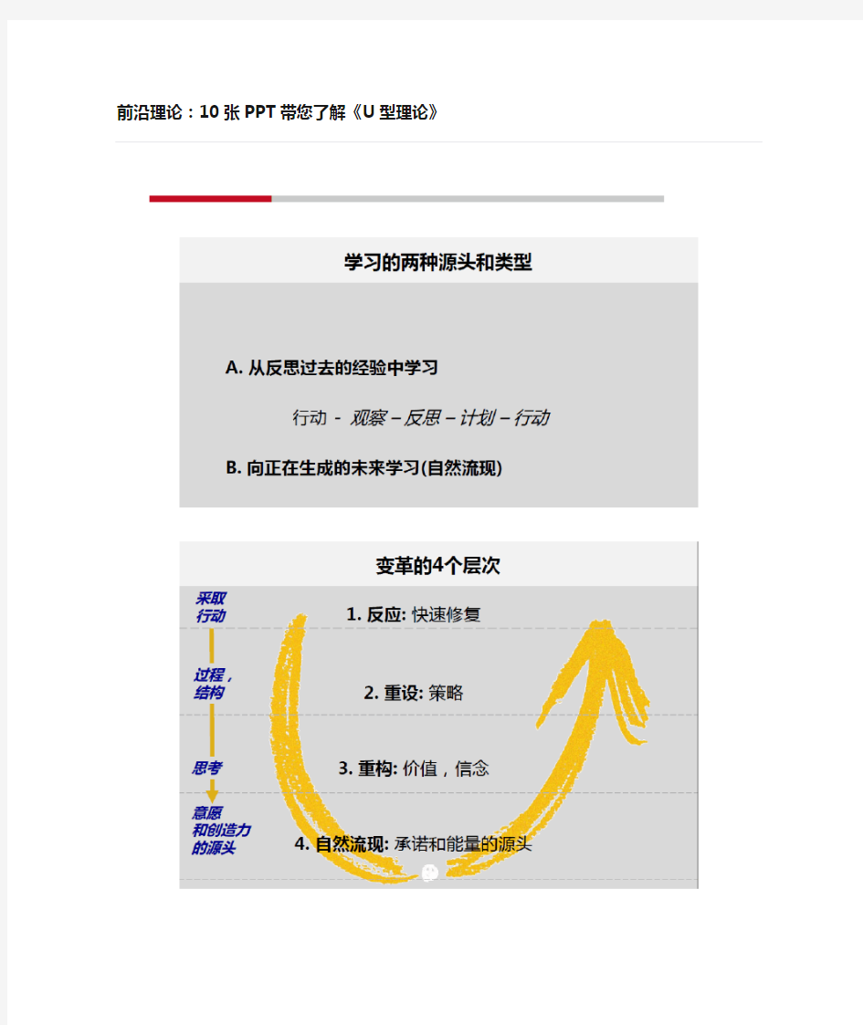 10张PPT带您了解《U型理论》