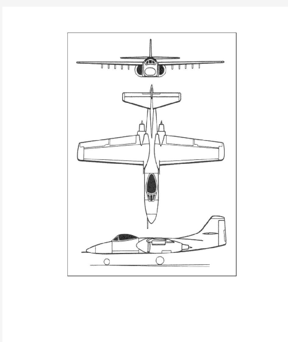 世界著名战机设计案例-三视图