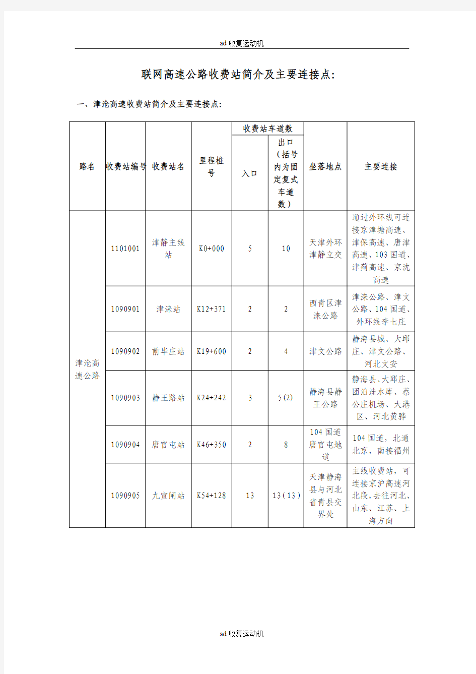 高速公路收费站的全面介绍