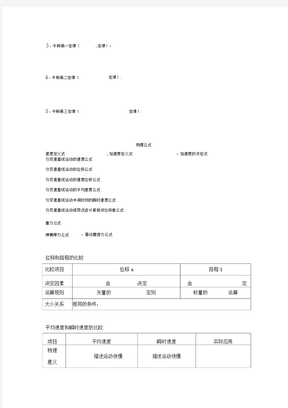 寒假作业1基础知识