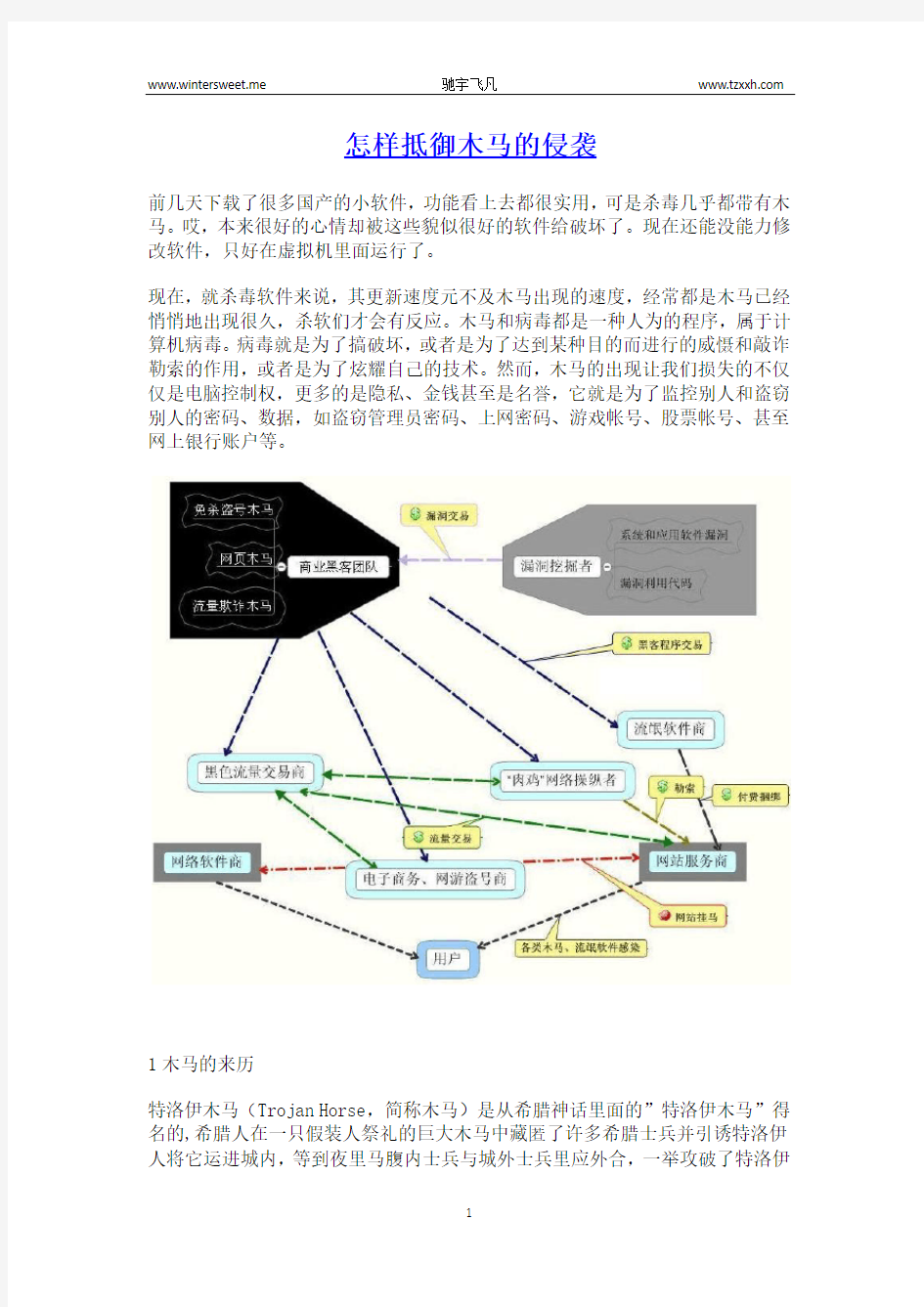 怎样抵御木马的侵袭