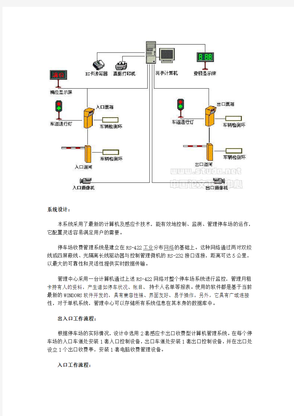 智能停车场设计论文