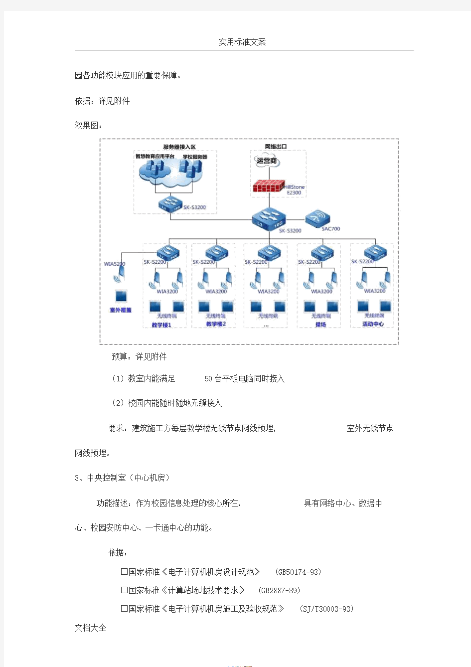 智慧校园建设方案设计