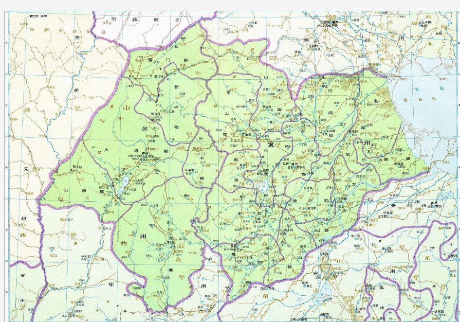 三国时期详细地图(含古今对照)