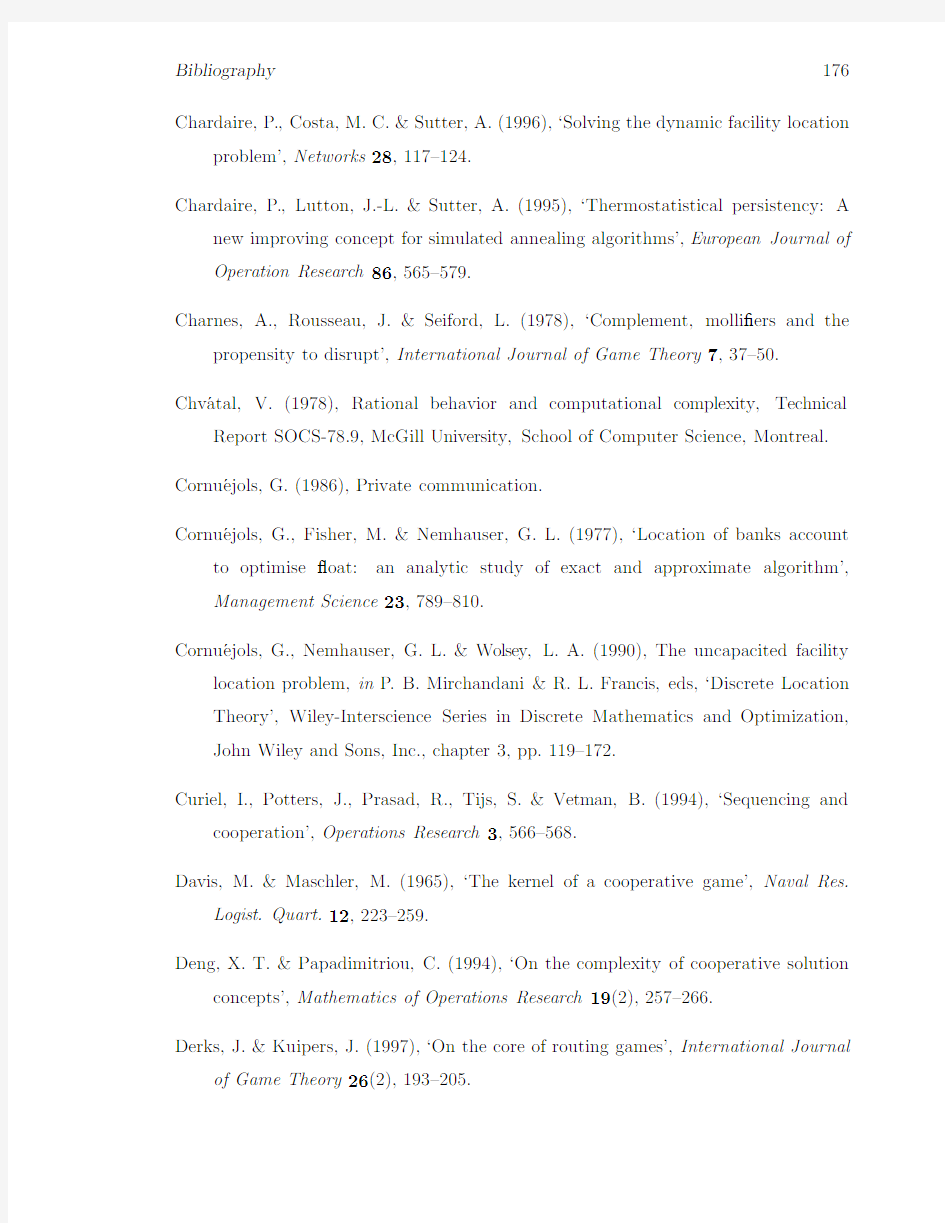 Bibliography Aarts, E. & Korst, J., eds (1989), Simulated annealing and Boltzmann machines,