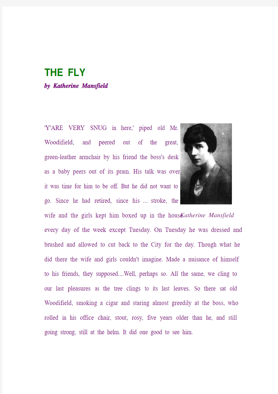 THE FLY