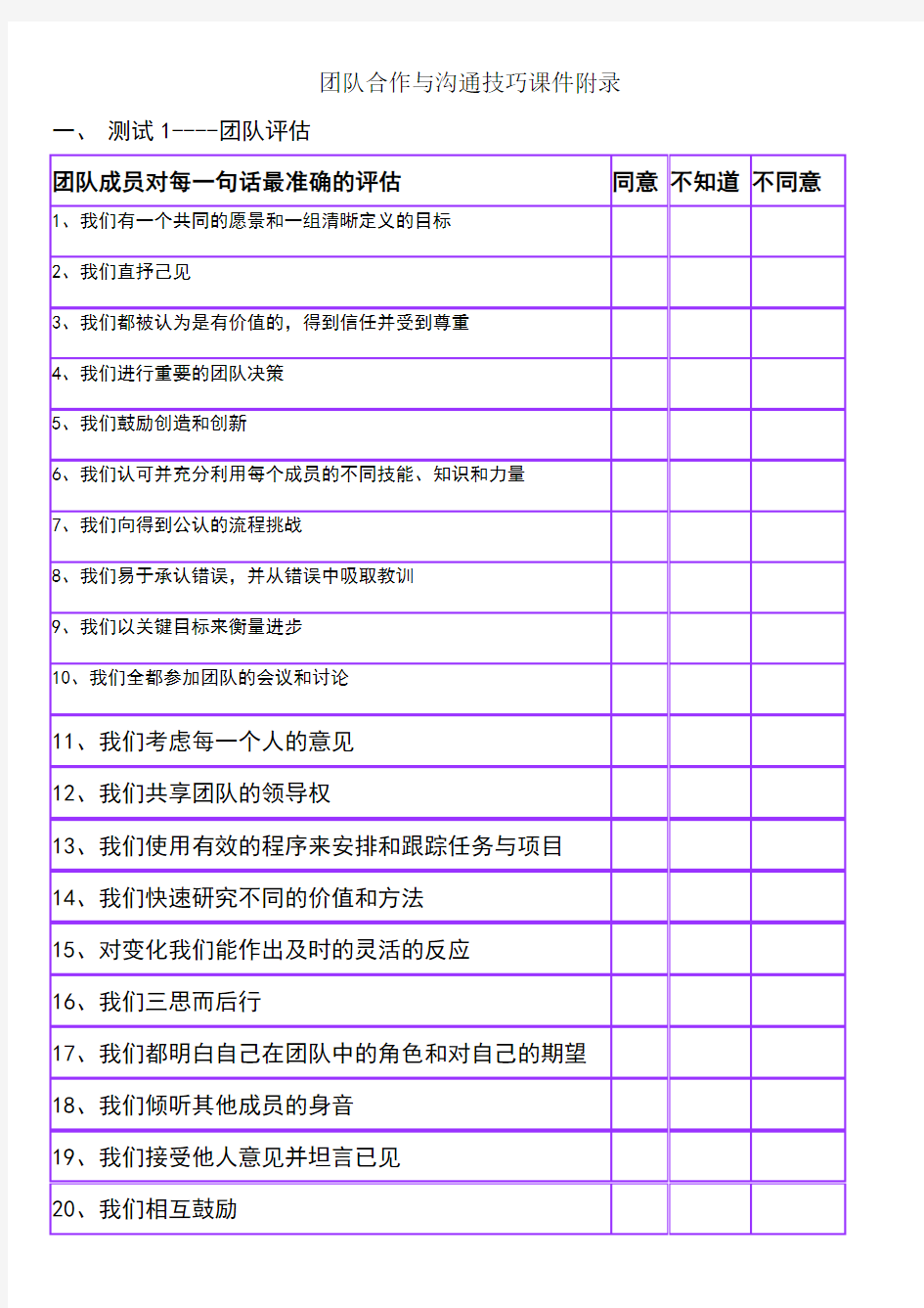 团队合作与沟通技巧