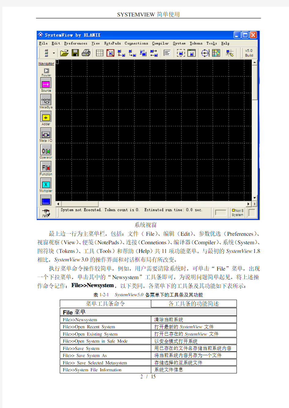 SYSTEMVIEW简单使用