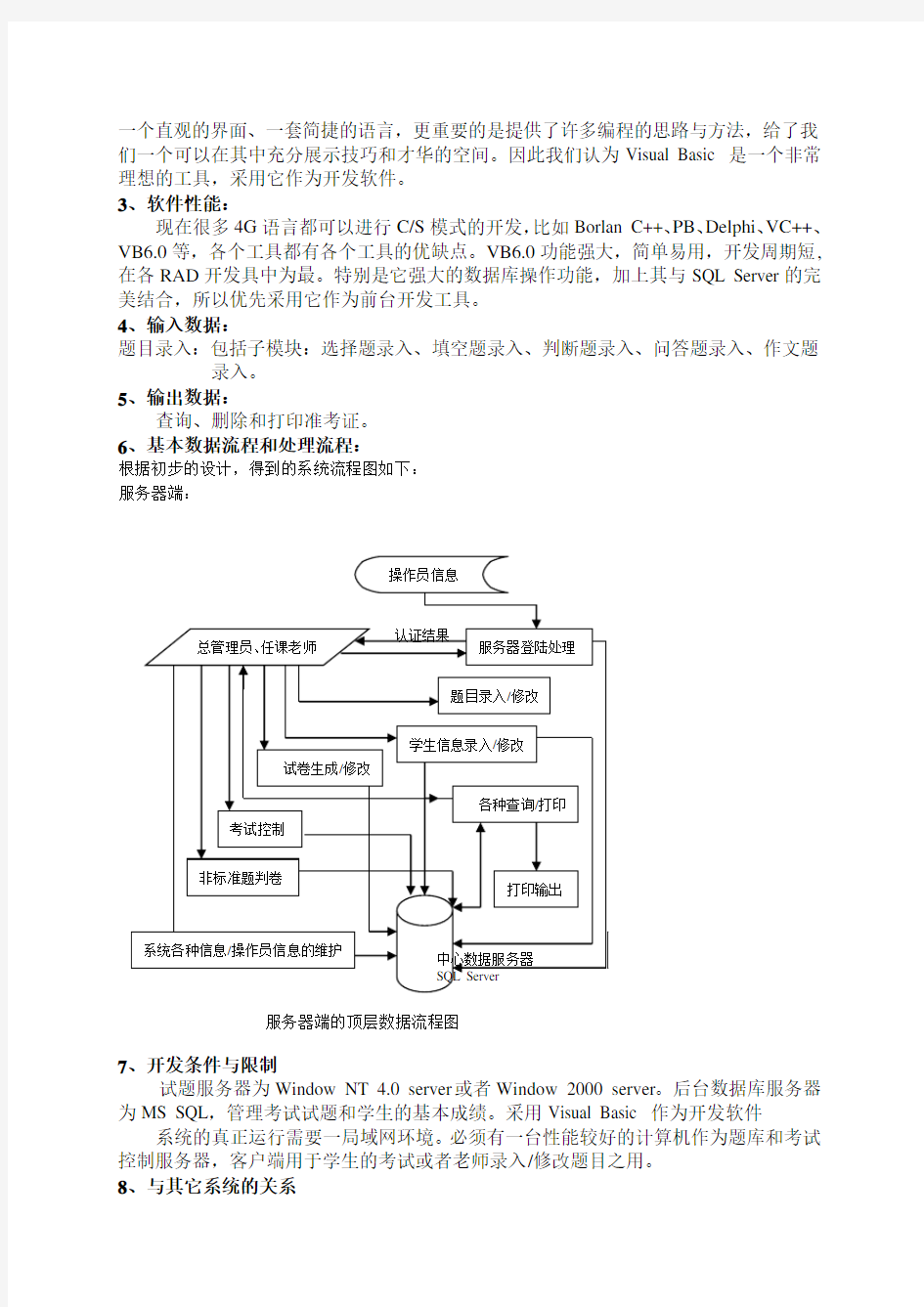 《中小学题库管理系统》毕业设计开题报告