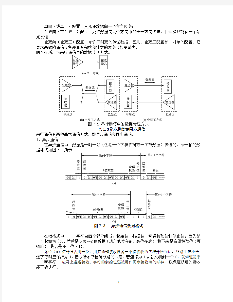 第7章 单片机原理及接口技术讲稿(第三版)-李朝青