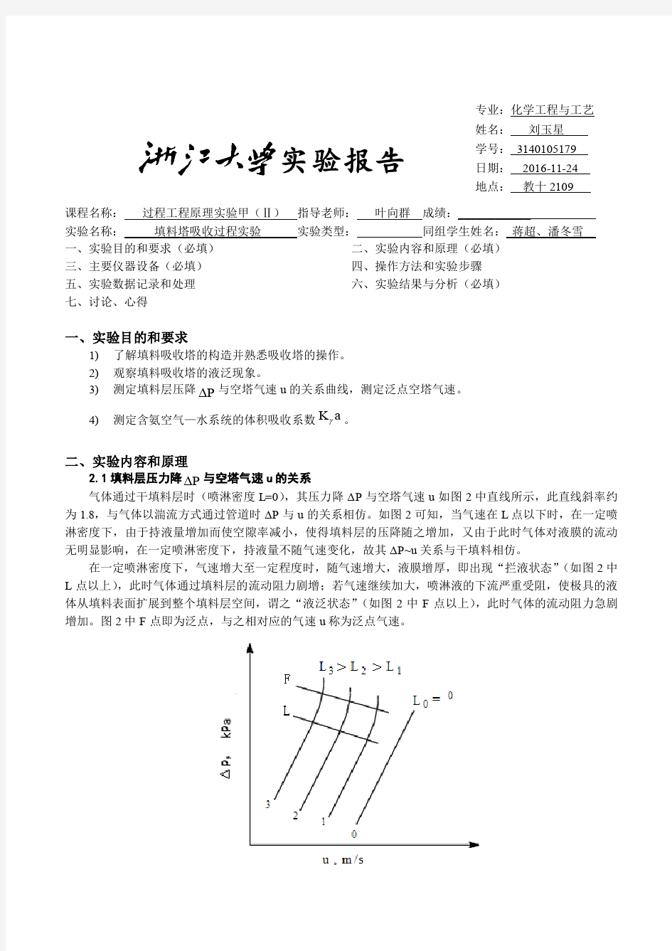 填料塔吸收实验