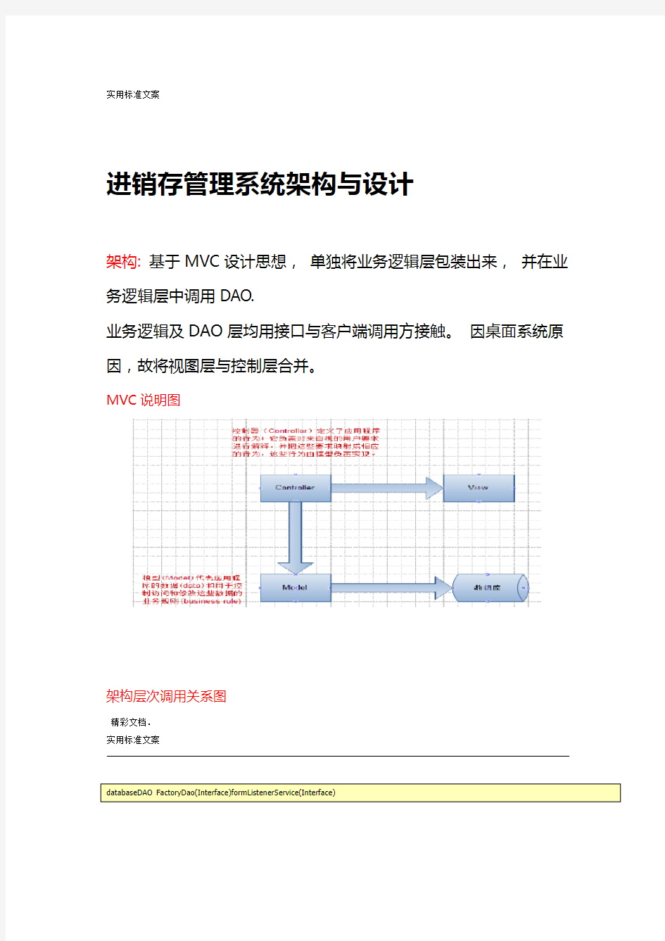 进销存管理系统架构与设计