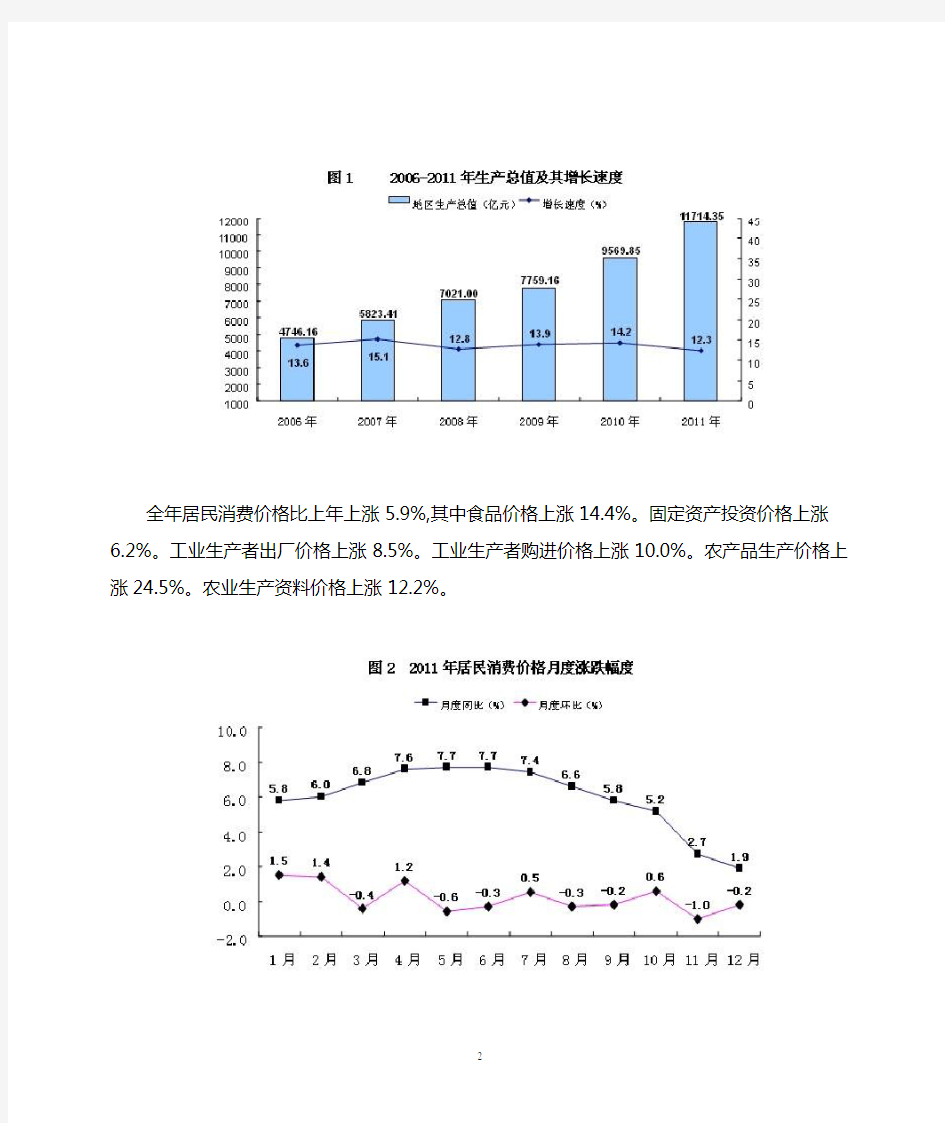 2011年广西壮族自治区国民经济和社会发展统计公报