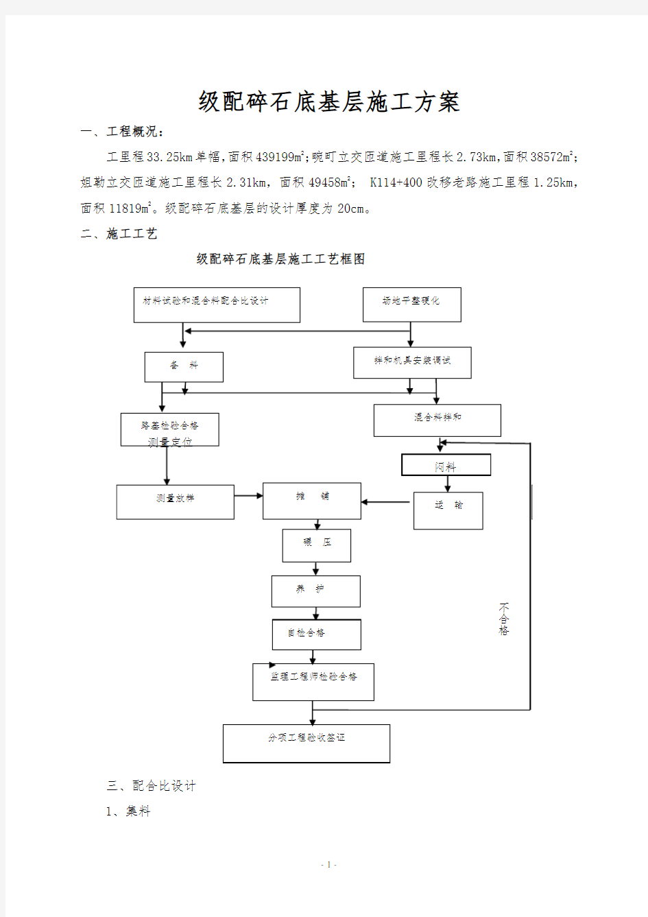 级配碎石底基层施工方案(整体)