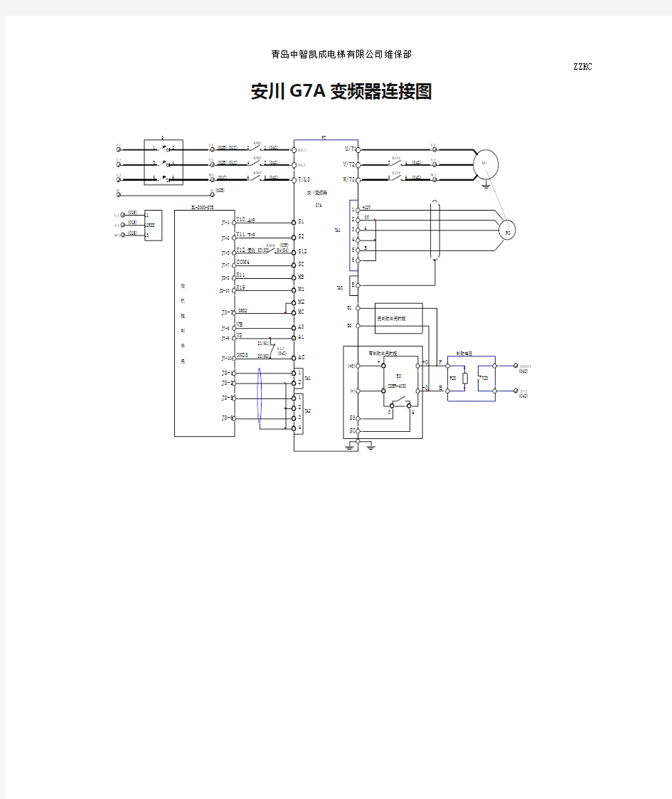 安川G7A变频器连接图