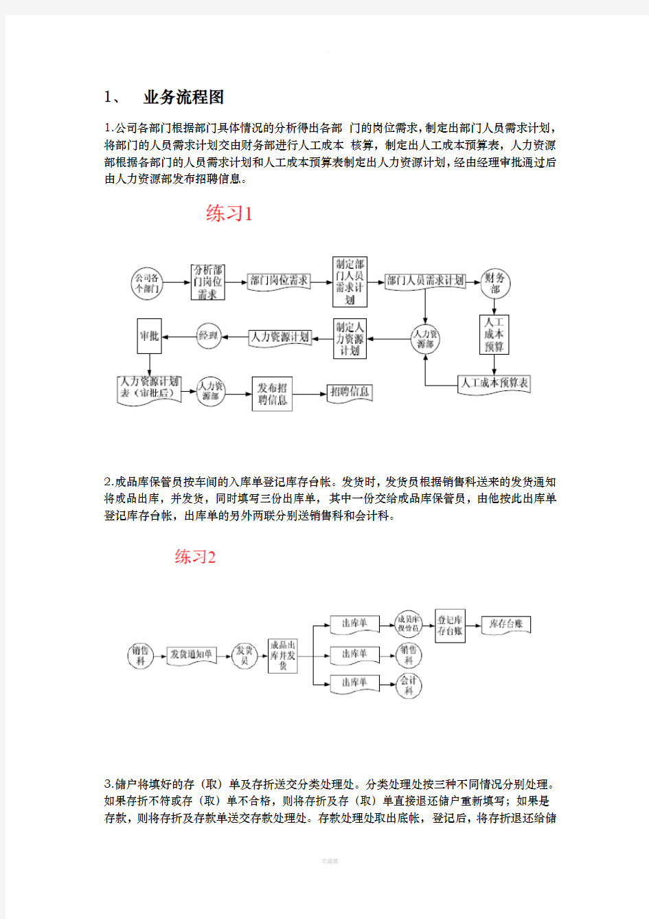 信息系统分析与设计例题