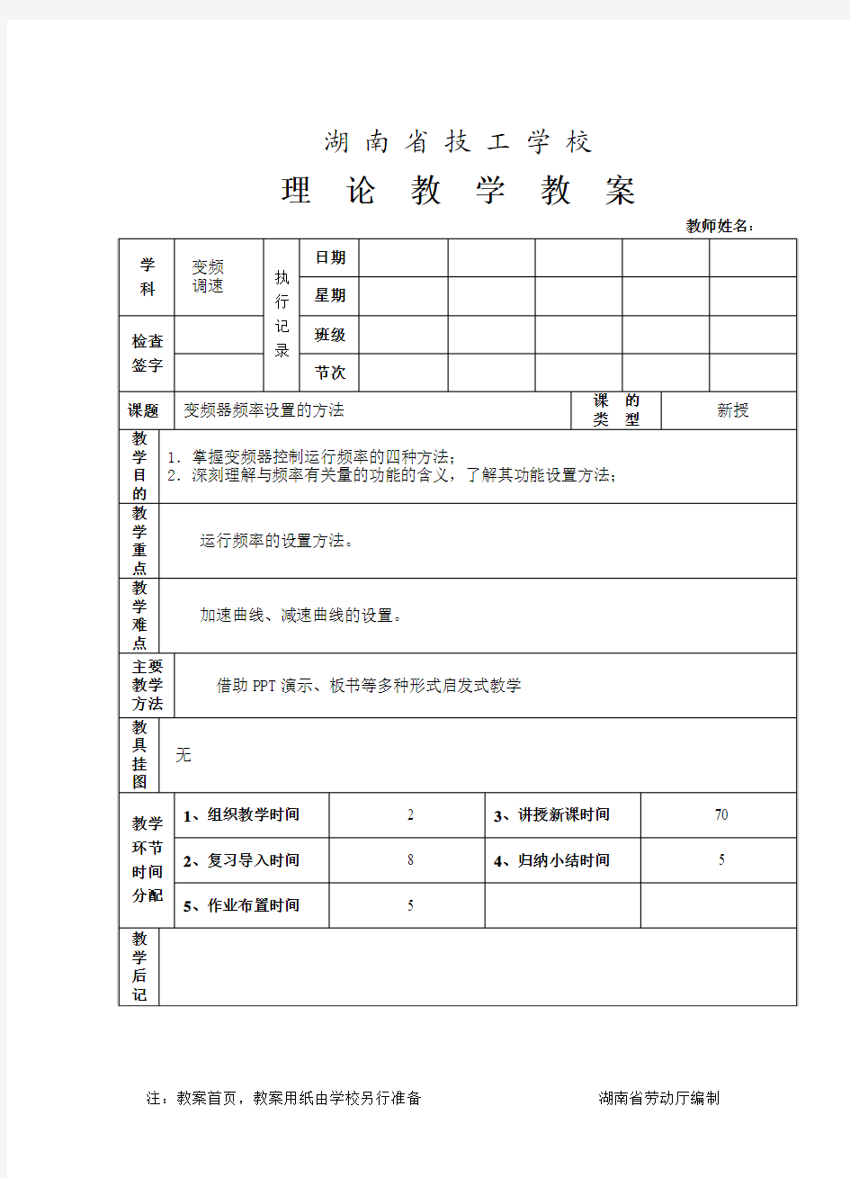 通用变频器功能介绍