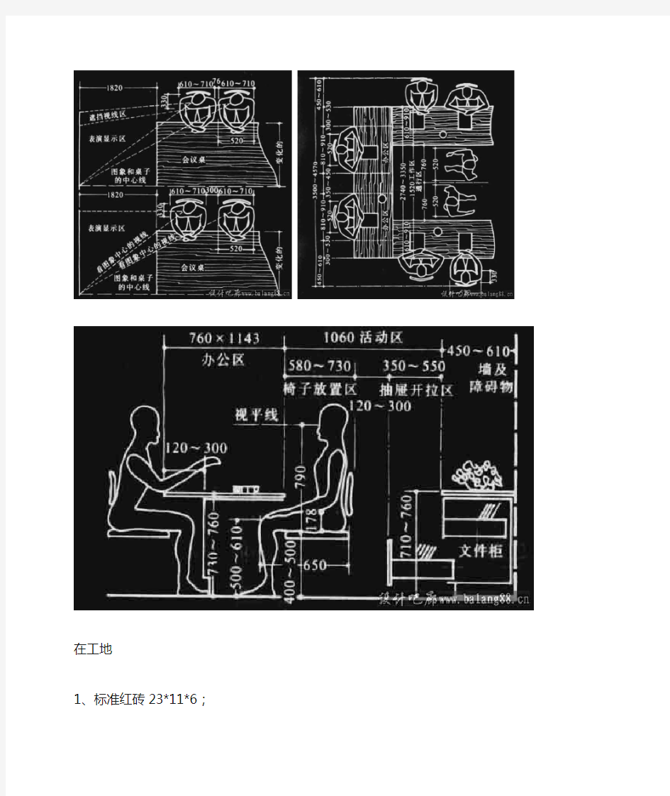 家具尺寸及常识尺寸