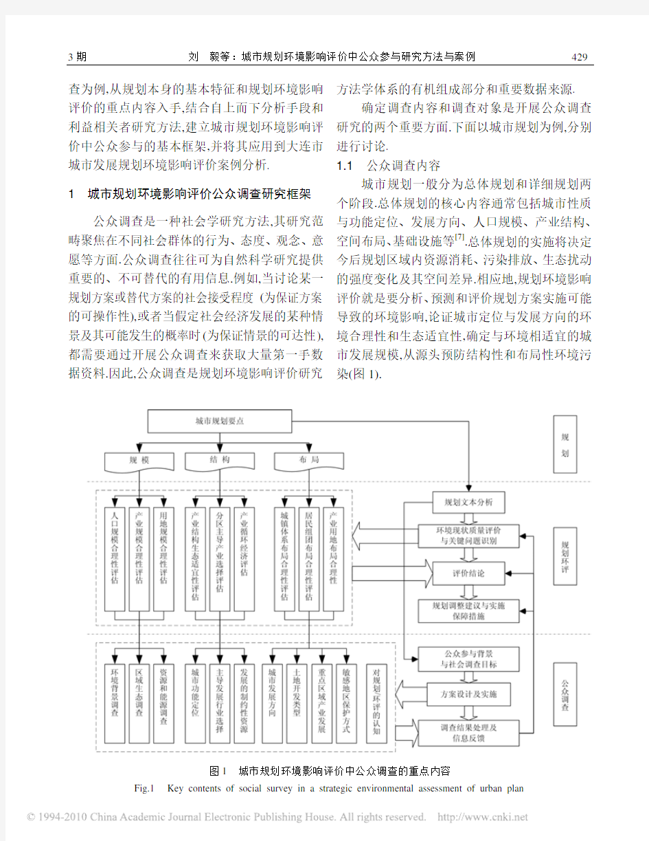 城市规划环境影响评价中公众参与研究方法与案例_刘毅2007