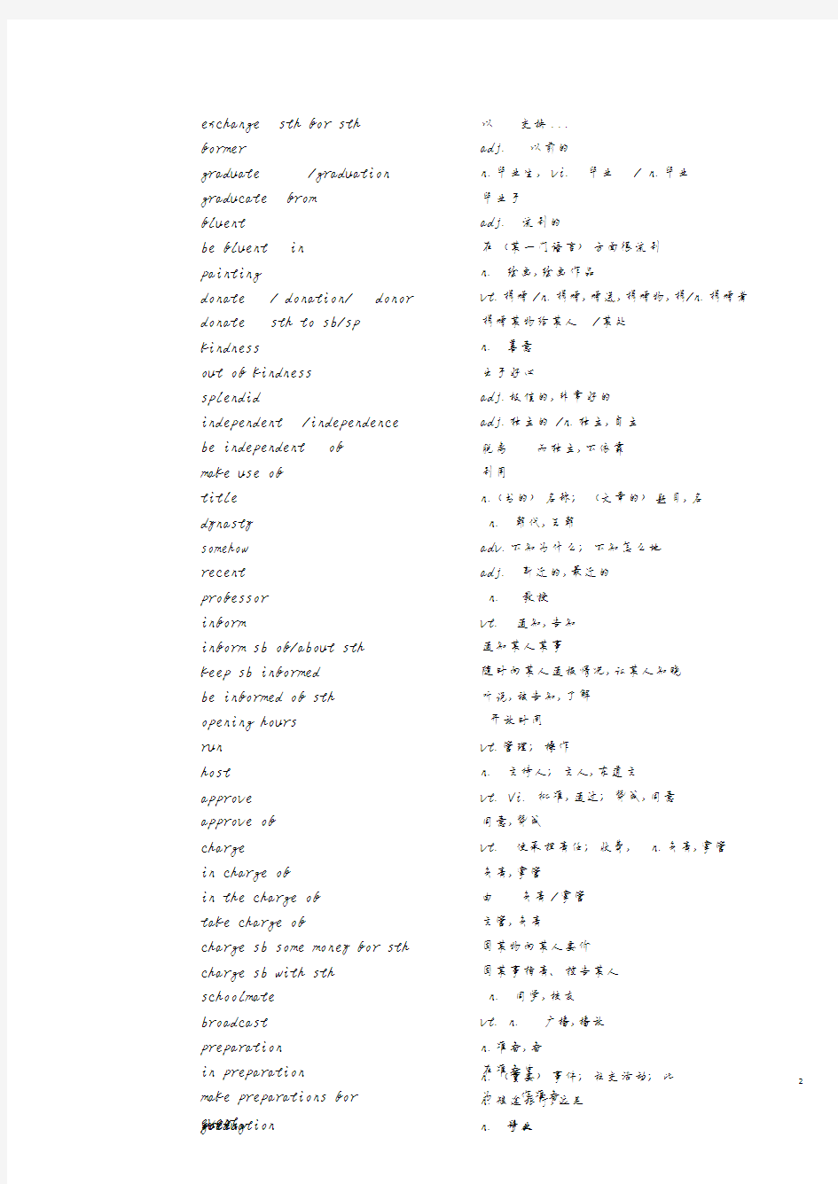 苏教版高一英语必修一单词.pdf