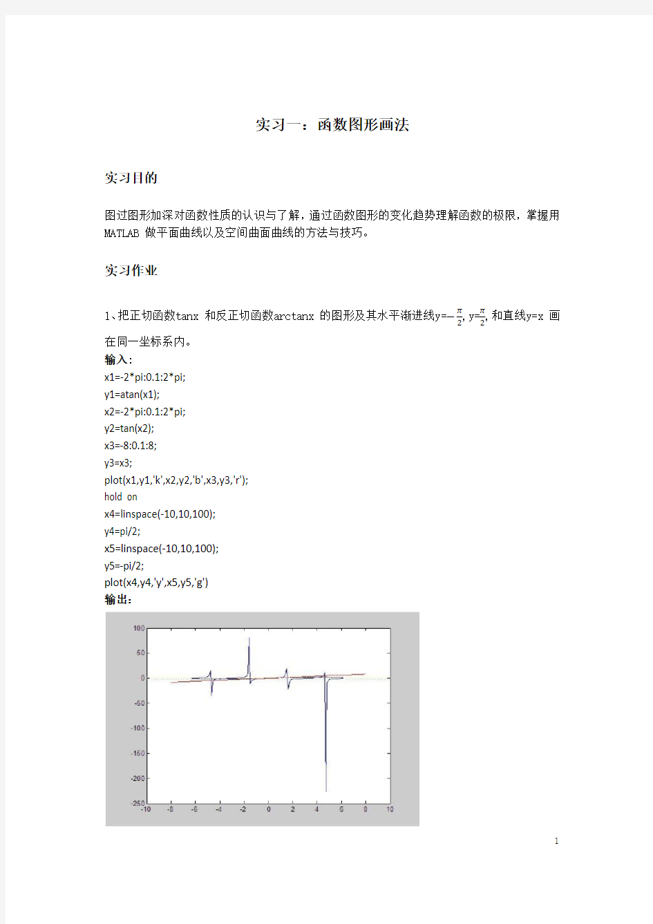 MATLAB 实习设计