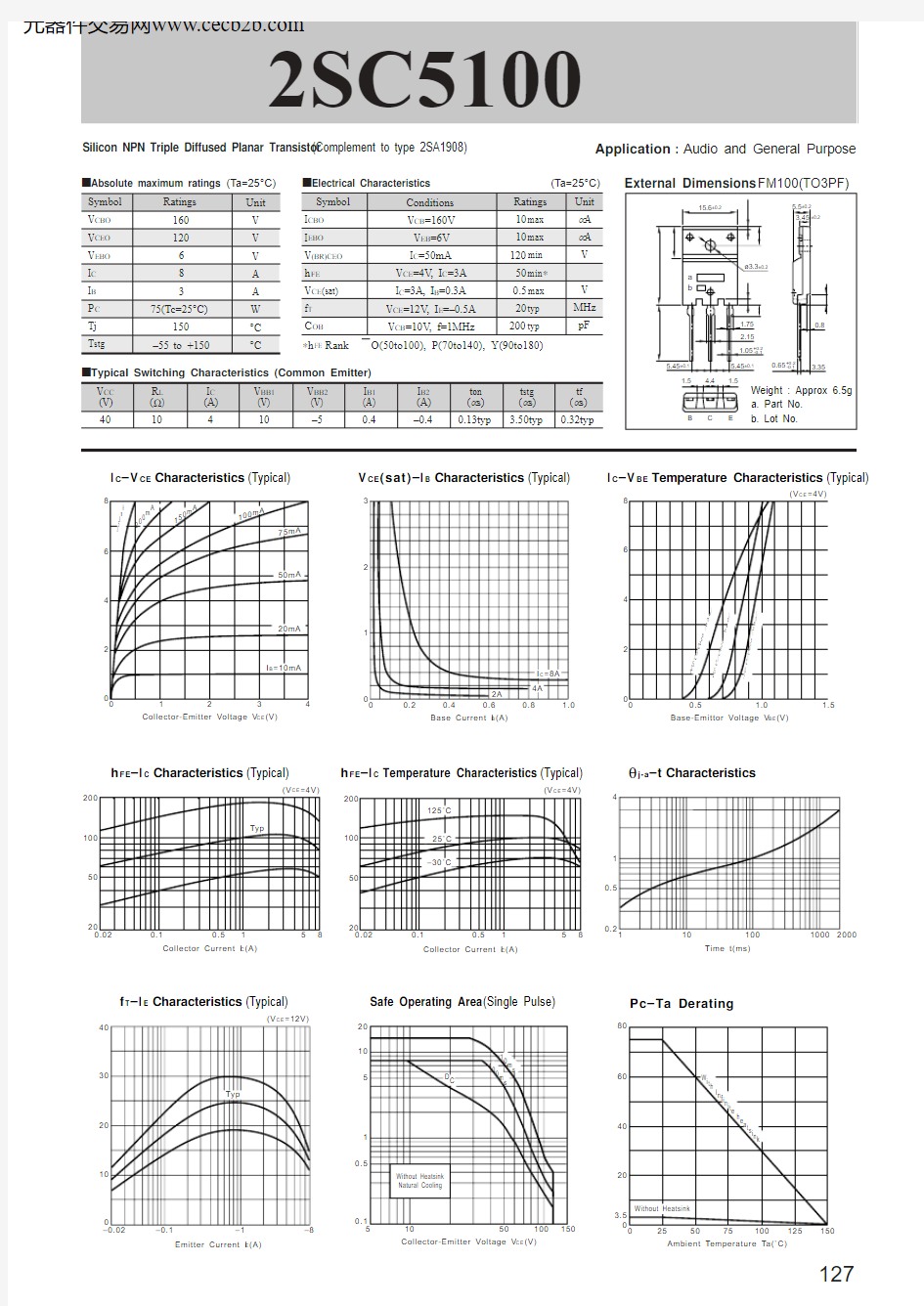 2SC5100中文资料