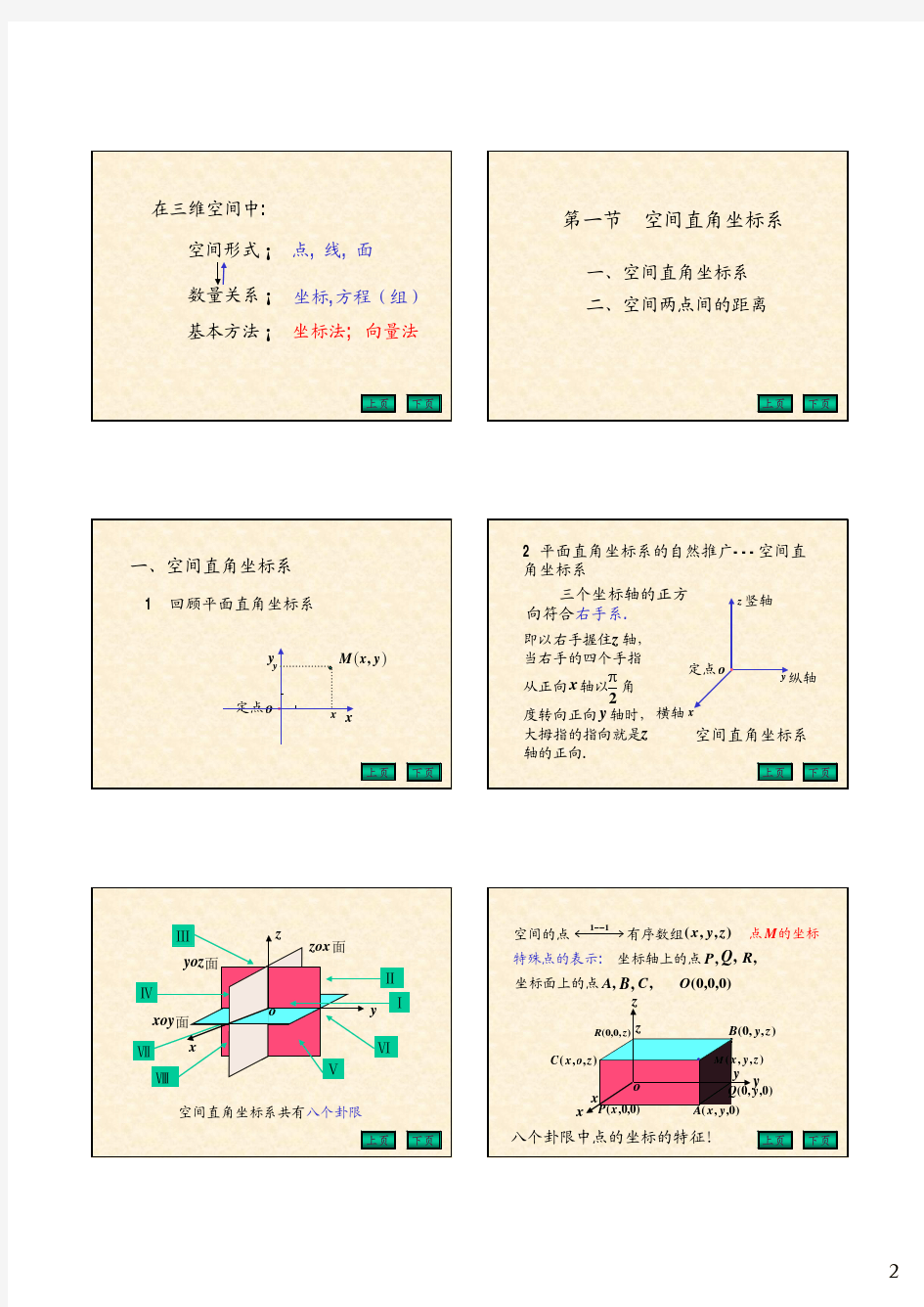 微积分向量代数与空间解析几何