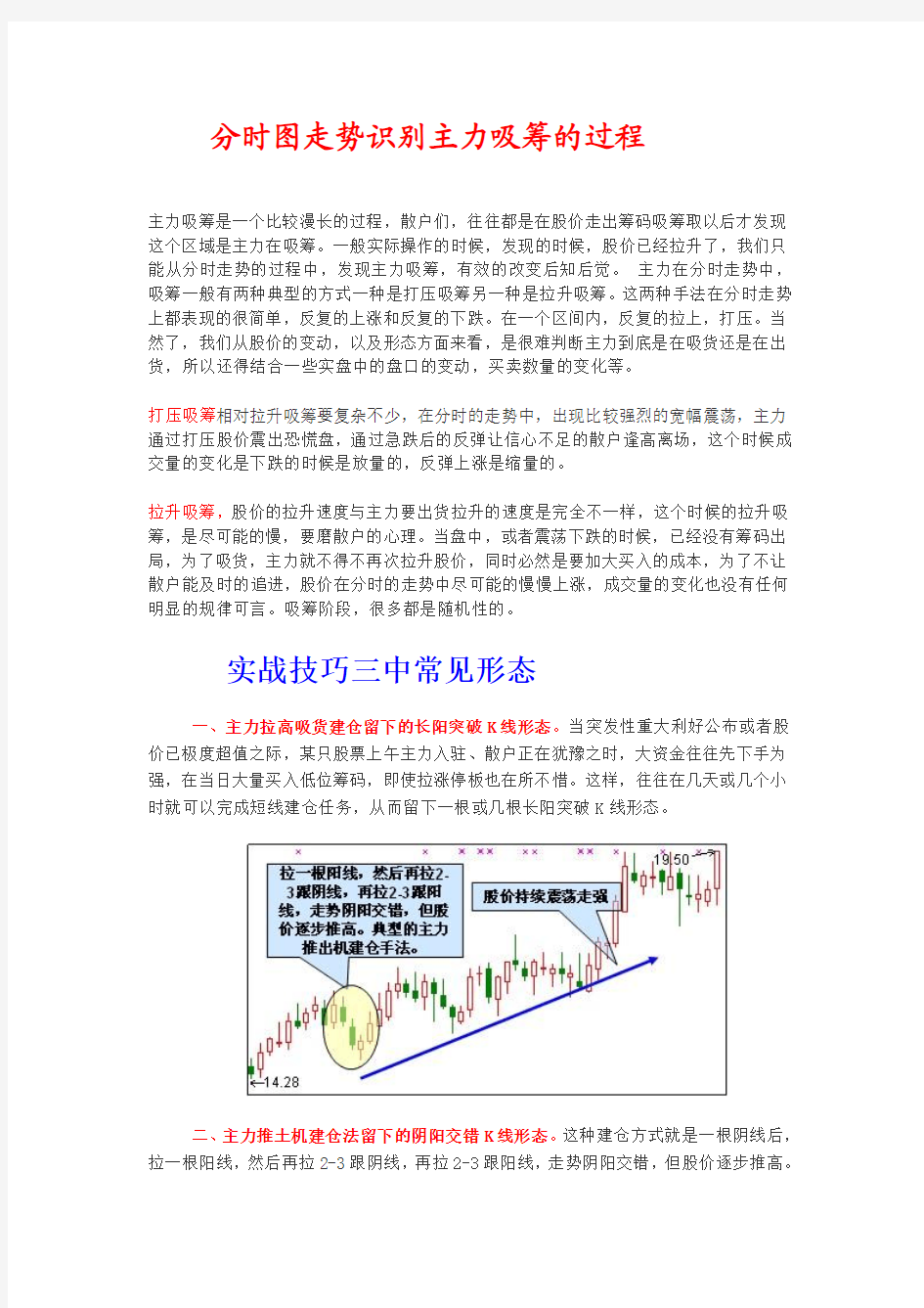 主力建仓行为揭秘文档